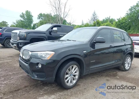2017 BMW X3 xDrive28I from USA, damaged, VIN 5UXWX9C34H0W70211